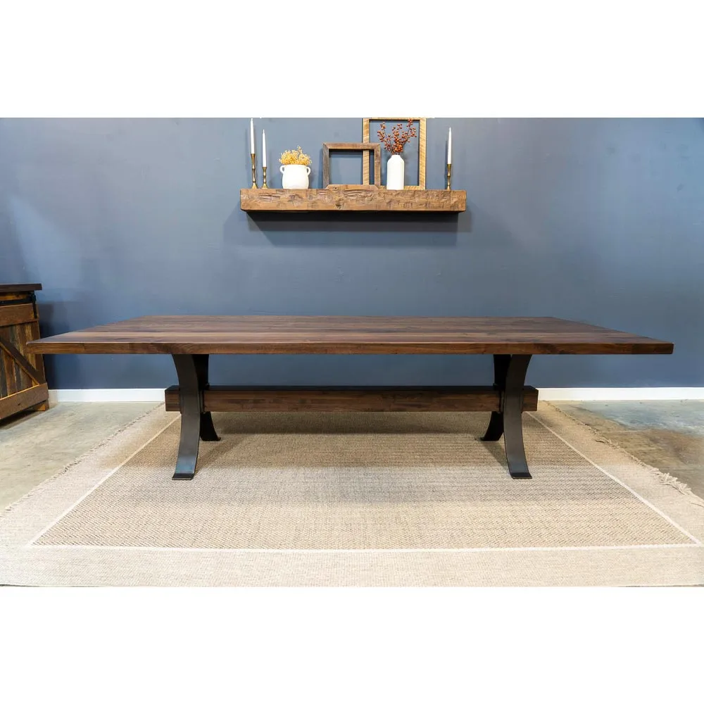 Hamilton Modern Walnut Dining Table