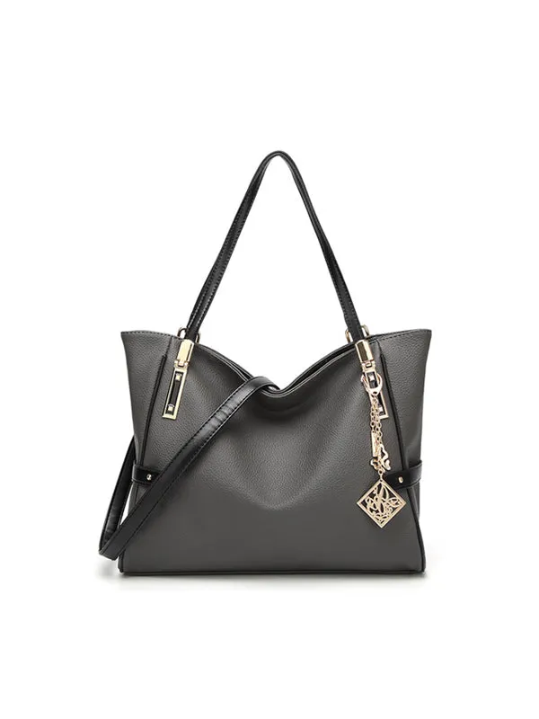 Hardware Pendant Lady's Large Bag