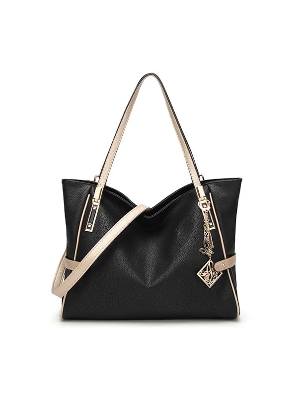 Hardware Pendant Lady's Large Bag