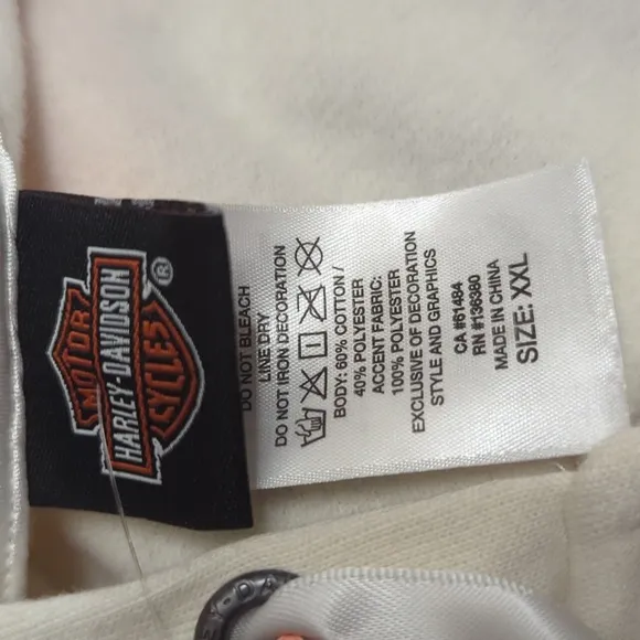 Harley Davidson Steel City Zip Up Hoodie Sweatshirt Size XXL NWT MSRP $87