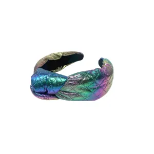 Headband - Mermaid Shimmer Quilted Puff
