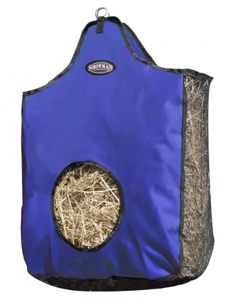 Heavy denier nylon hay bag with mesh sides