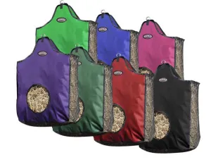 Heavy denier nylon hay bag with mesh sides
