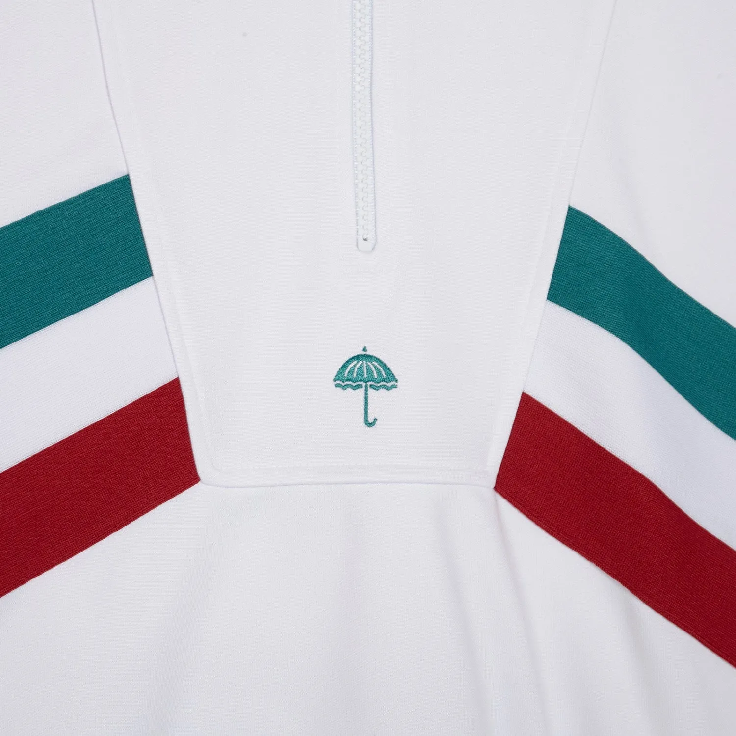 Helas Prince Quarter Zip Sweatshirt Off White