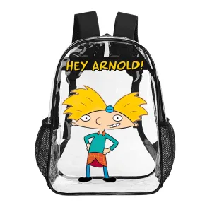 Hey Arnold! Transparent Backpack 17 Inch