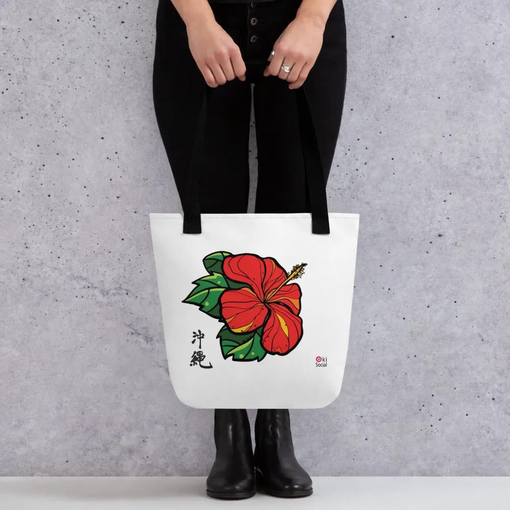 Hibiscus Large Tote