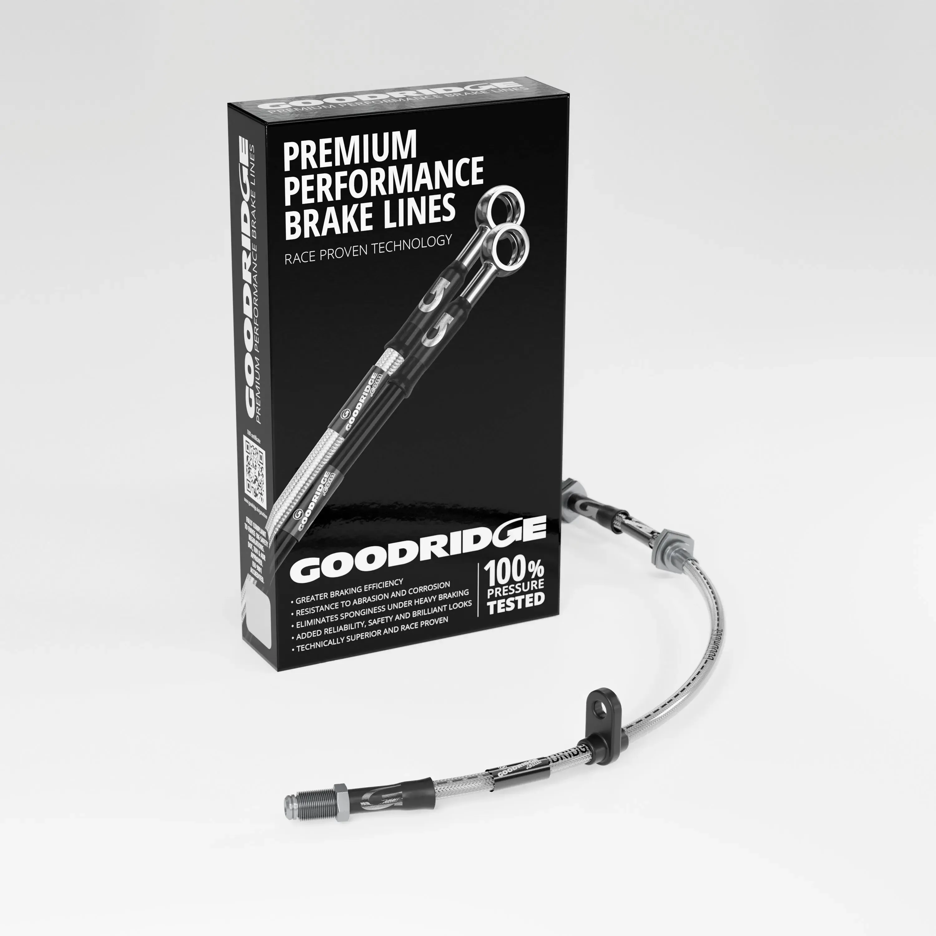 HIGH PERFORMANCE BRAIDED STAINLESS STEEL CLUTCH HOSE KIT FOR AUSTIN MINI (VERTO) 1982 - ON