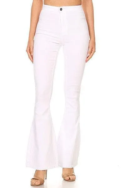 High waist flare jeans