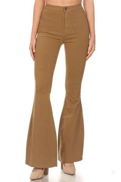 High waist flare jeans