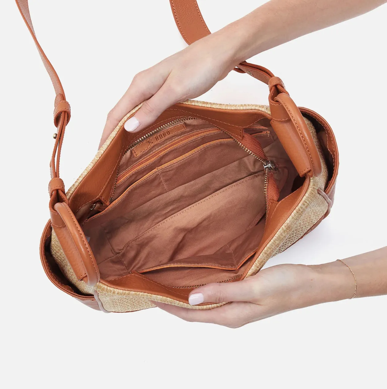 Hobo SHEILA Crossbody - Natural Straw