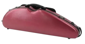 HQ Polycarbon Violin Case HalfMoon 4/4 - Brushed Red