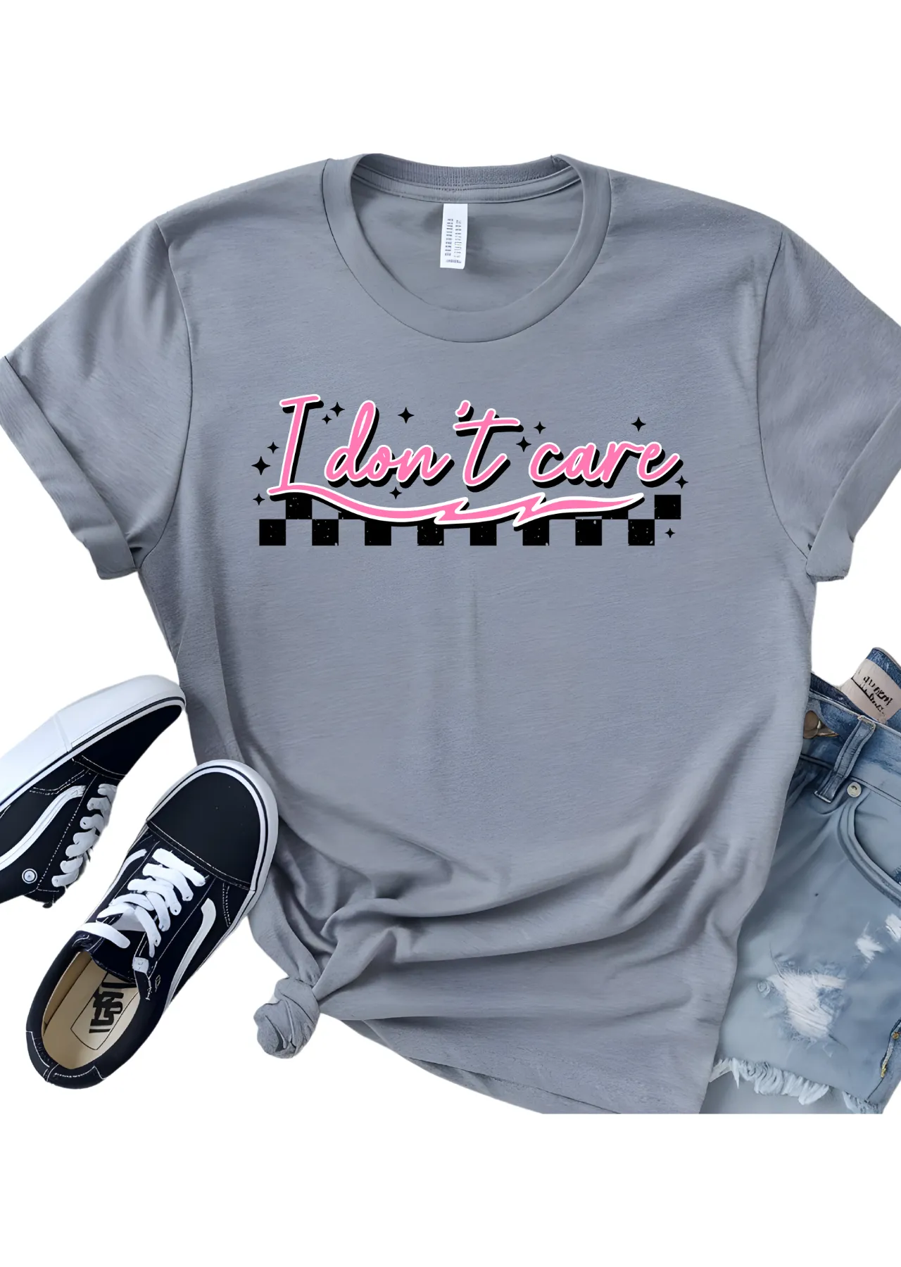 I Don't Care Bella Canvas T-Shirt