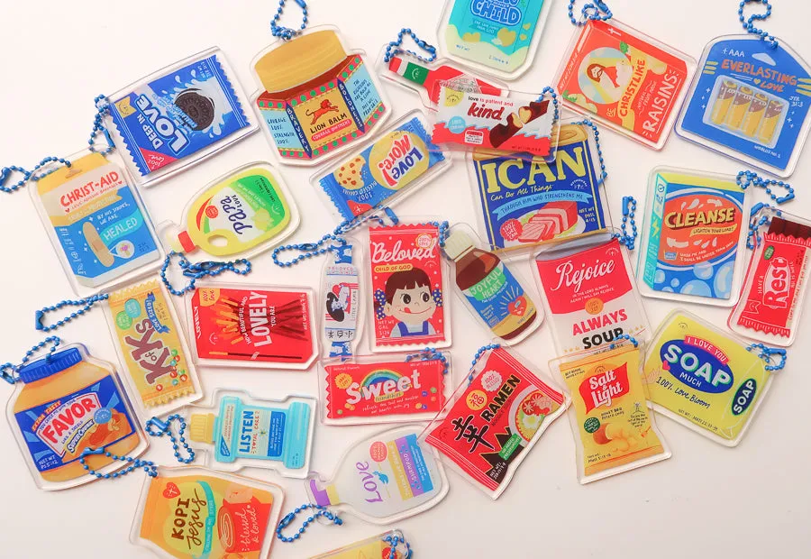 I Love You Soap Much {Acrylic Keychain}