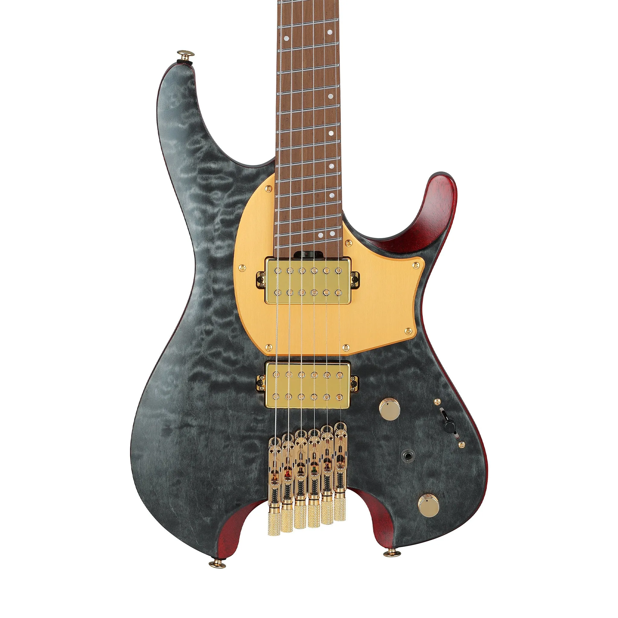 Ibanez MGFM10-OBL Manuel Gardner Fernandes Signature Electric Guitar w/Bag, Obsidian Black Low Gloss