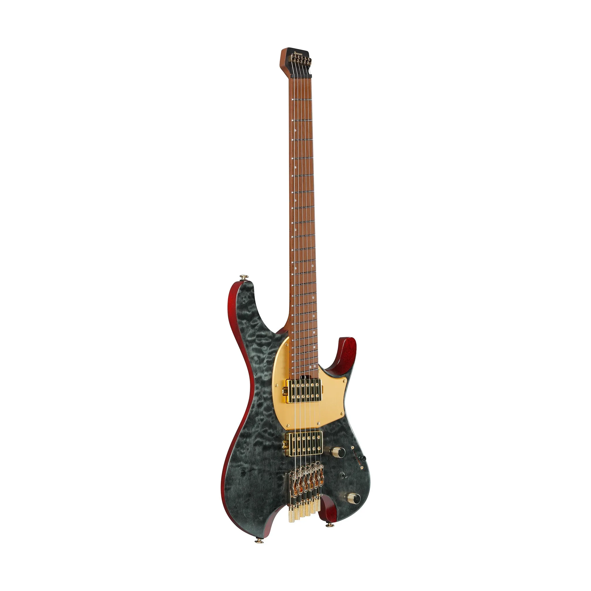 Ibanez MGFM10-OBL Manuel Gardner Fernandes Signature Electric Guitar w/Bag, Obsidian Black Low Gloss