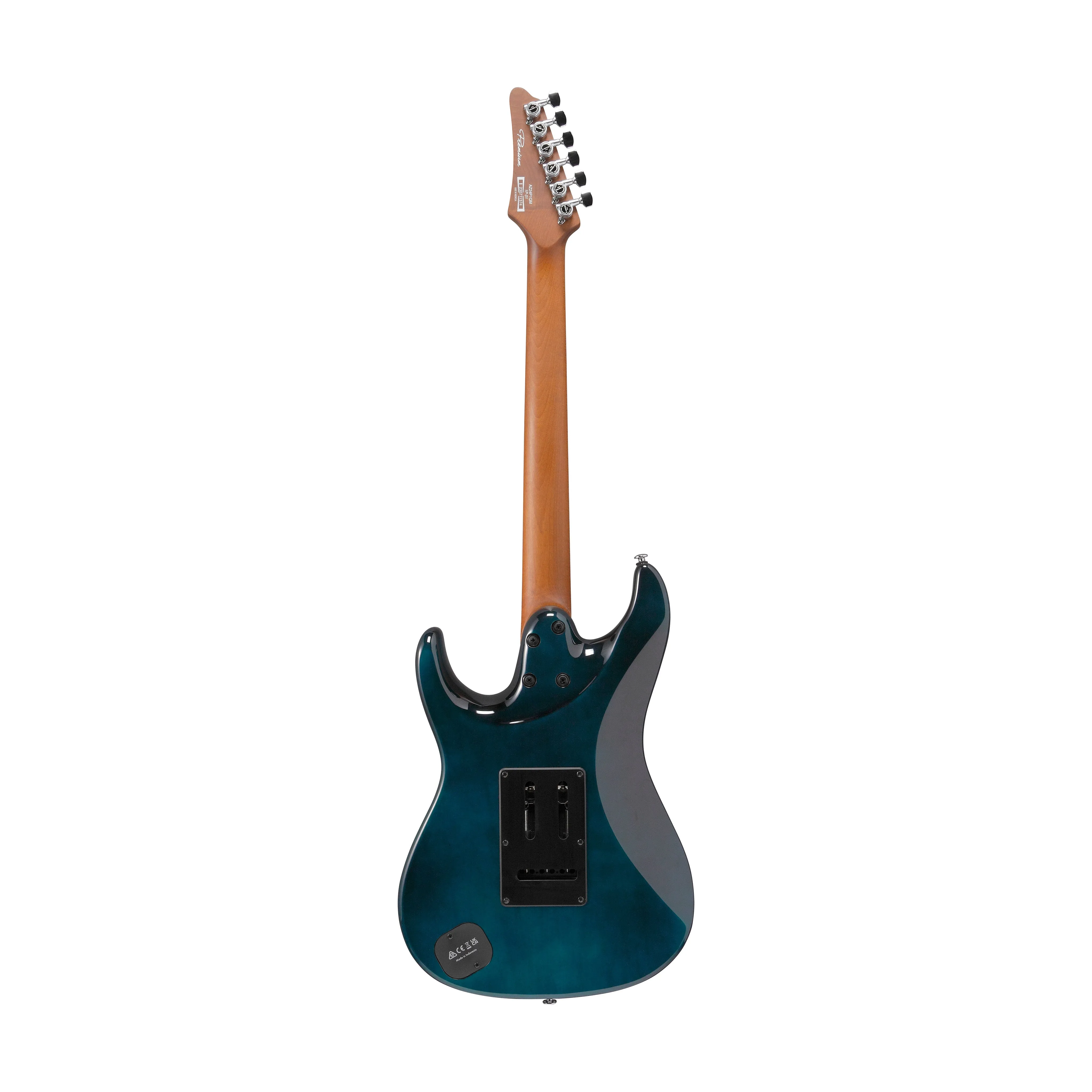 Ibanez Premium AZ24P1QM-DOB Electric Guitar w/Gig Bag, Deep Ocean Blonde