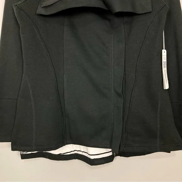 Indigenous Viva Terra Nautical Zip Jacket Women’s Size L Stretch Knit Pockets