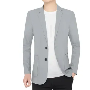 INSTOCK- Ice silk summer casual jacket suit