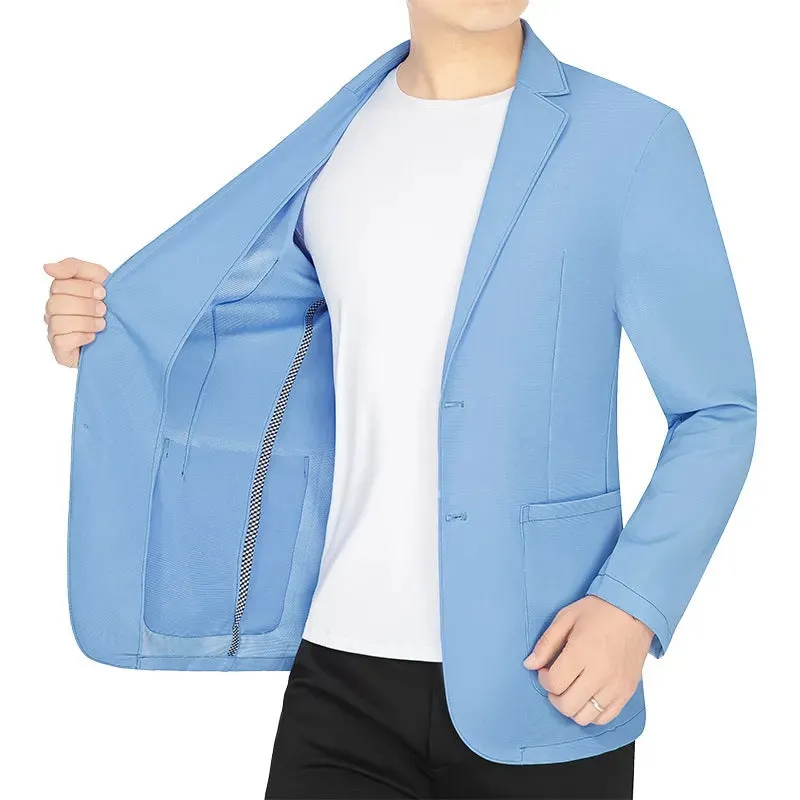 INSTOCK- Ice silk summer casual jacket suit