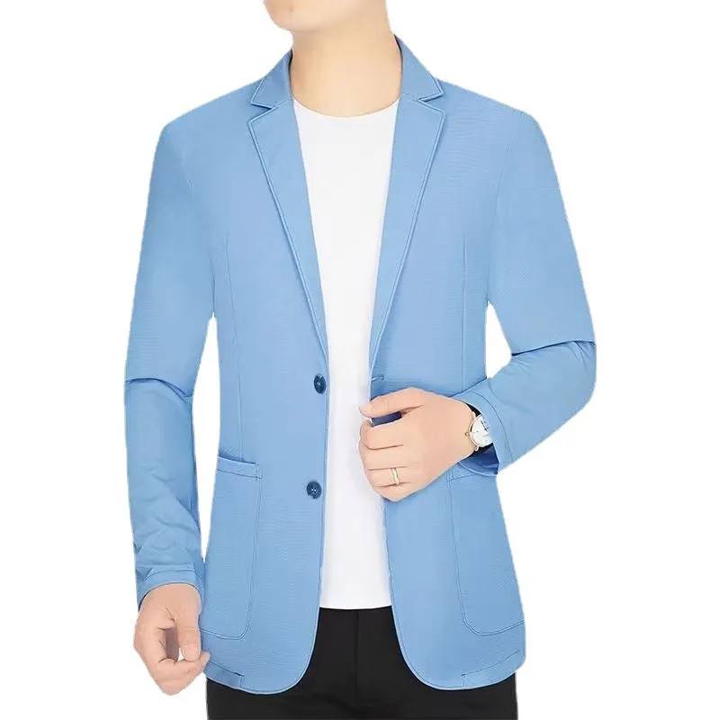INSTOCK- Ice silk summer casual jacket suit