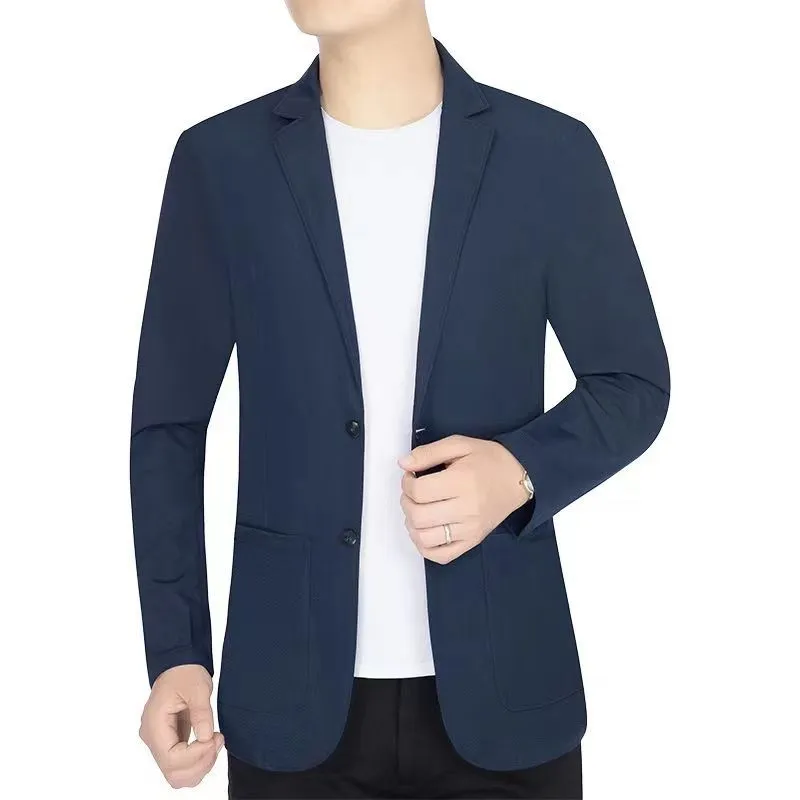 INSTOCK- Ice silk summer casual jacket suit