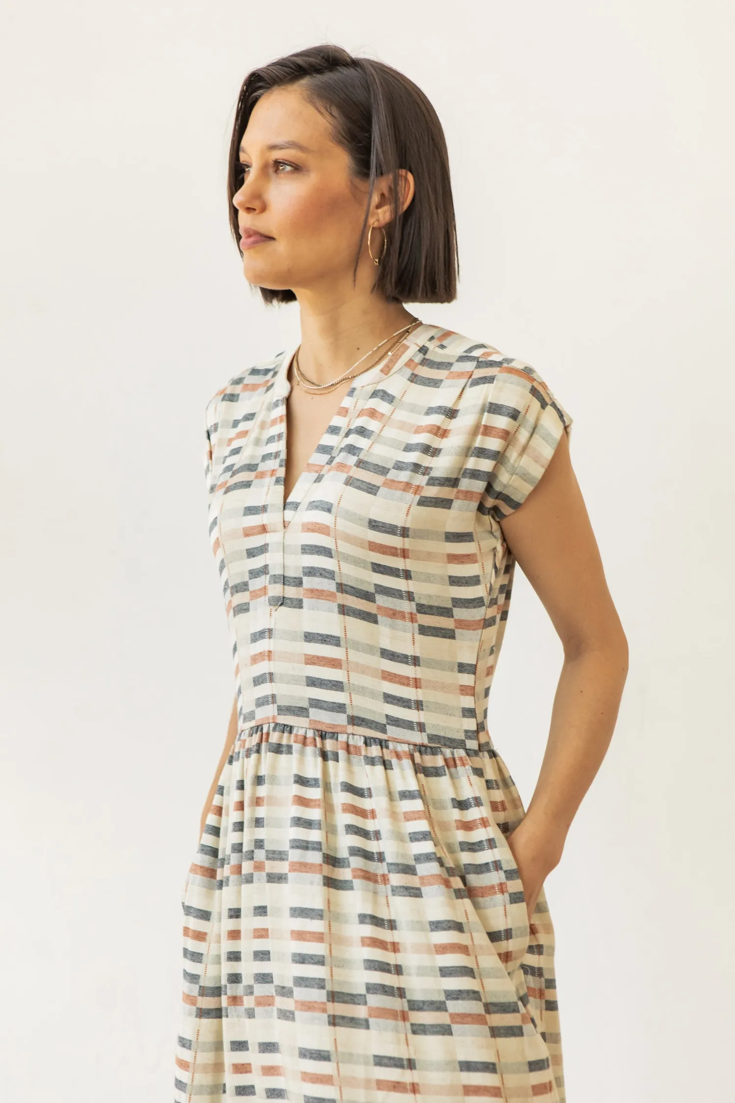 Ira Dress / Broadway Stripe