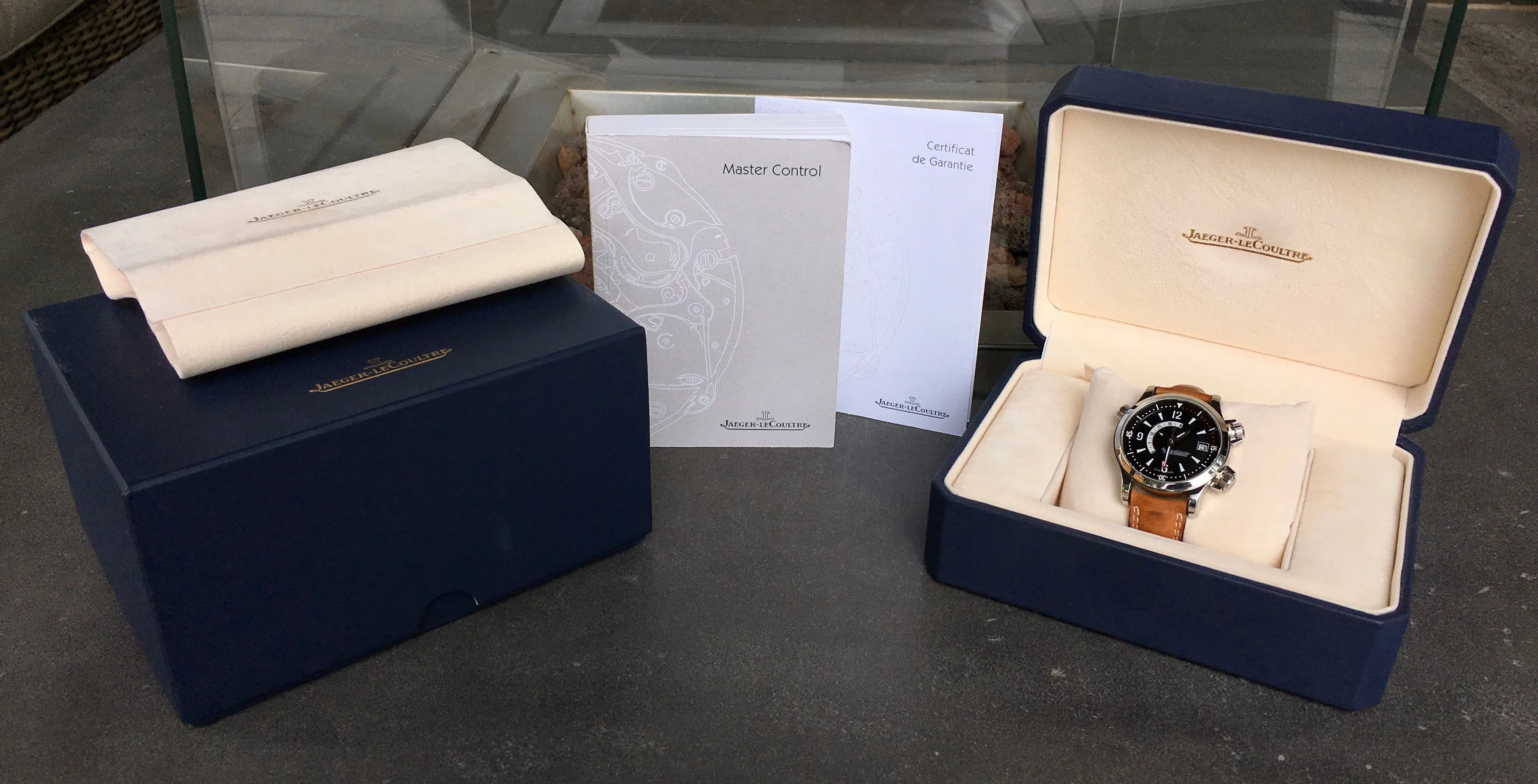 Jaeger LeCoultre Master Compressor Memovox Alarm 146.8.97 Automatic Wristwatch