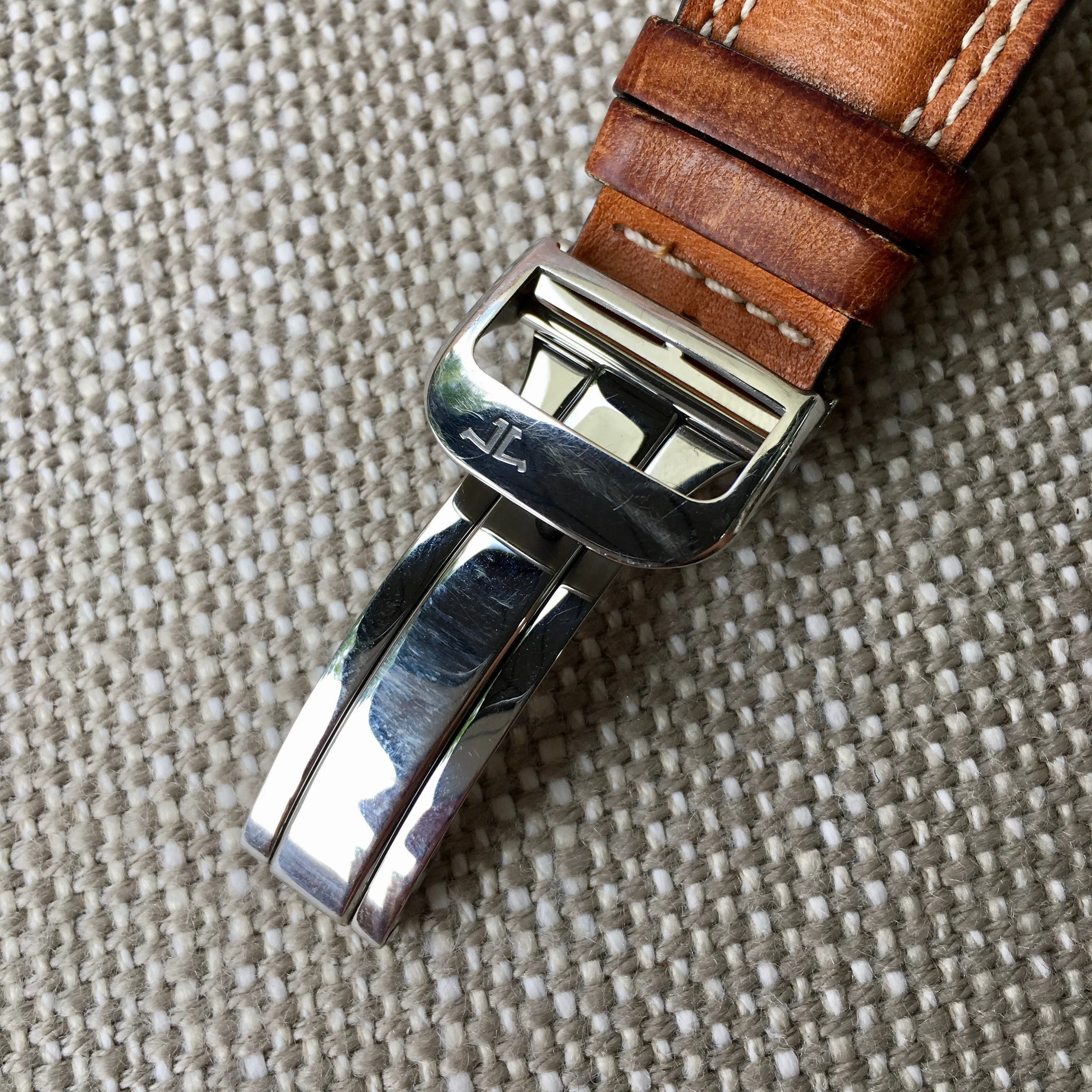 Jaeger LeCoultre Master Compressor Memovox Alarm 146.8.97 Automatic Wristwatch