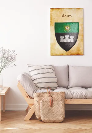 Jalpa Heraldry of Greyhawk Anna Meyer Cartography Canvas Art Print