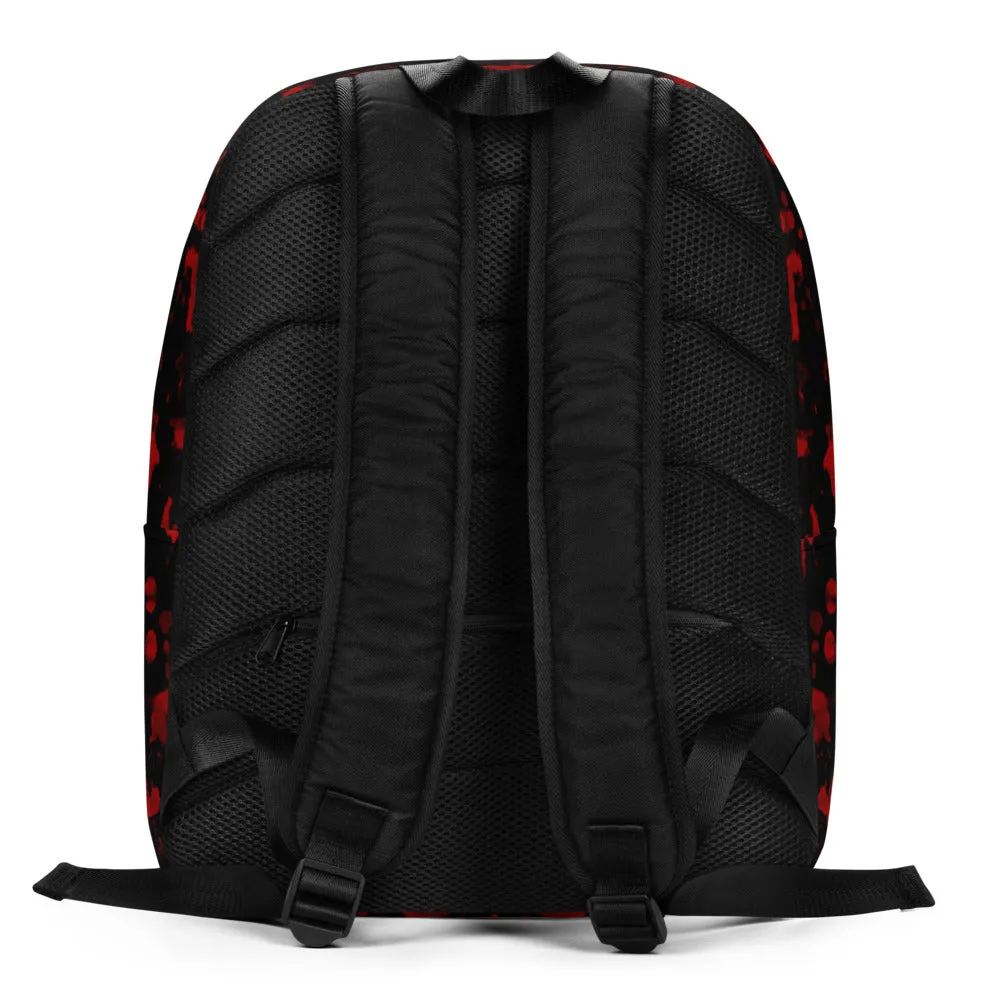 Jason Hockey Mask Blood Splatter Minimalist Backpack