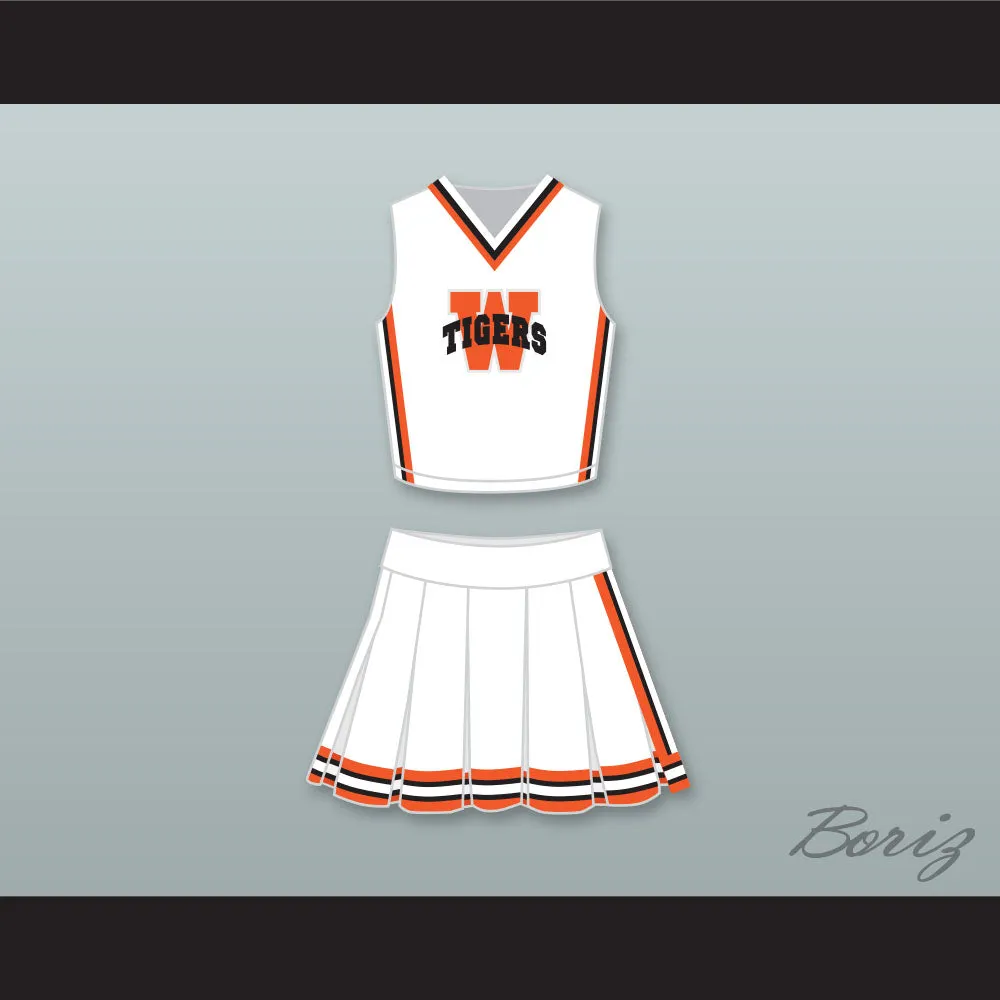 Jennifer Lawrence Norah White Plains Tigers High School Cheerleader Uniform The Beaver