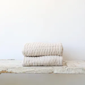 John Robshaw Handstitched Shams - Natural