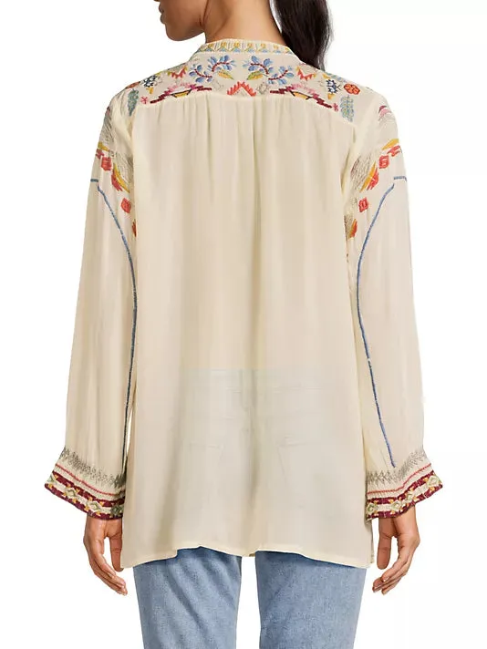 Johnny Was Karen Coriander Tunic