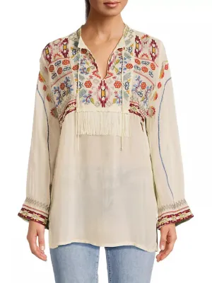 Johnny Was Karen Coriander Tunic