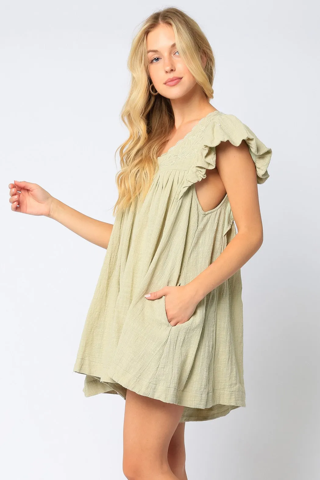 Joy Romper Sage