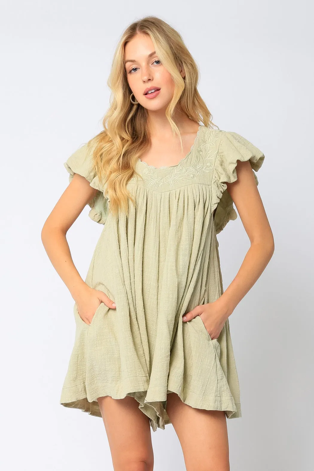 Joy Romper Sage