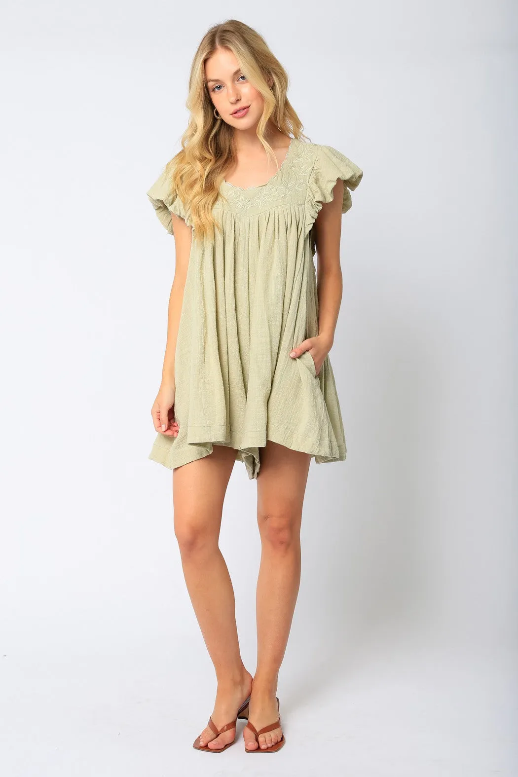 Joy Romper Sage