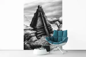Jungle Tomb Mummy Bride Gallery Canvas Art Print