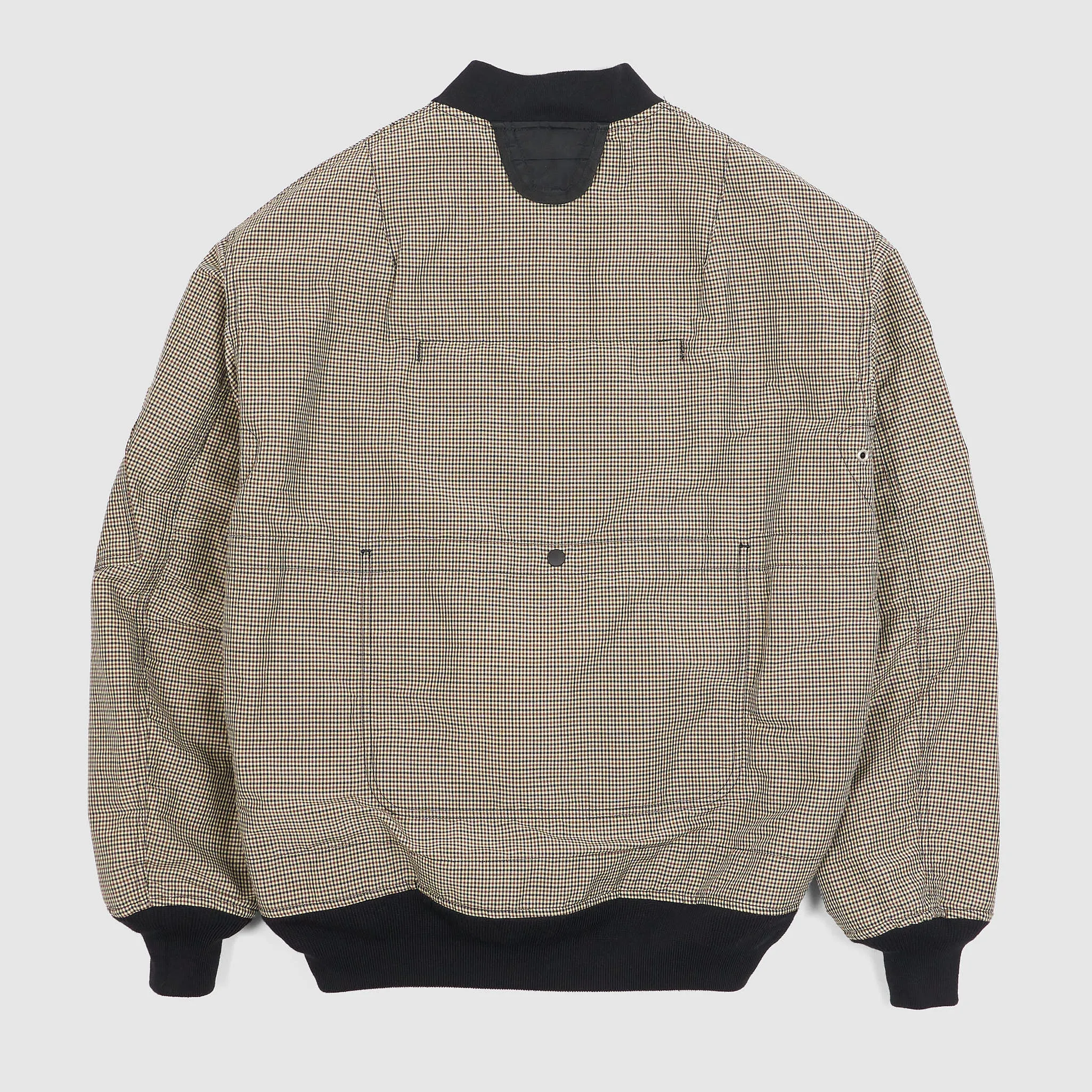 Junya Watanabe Man Reversible Backpack Tech Check Bomber Jacket
