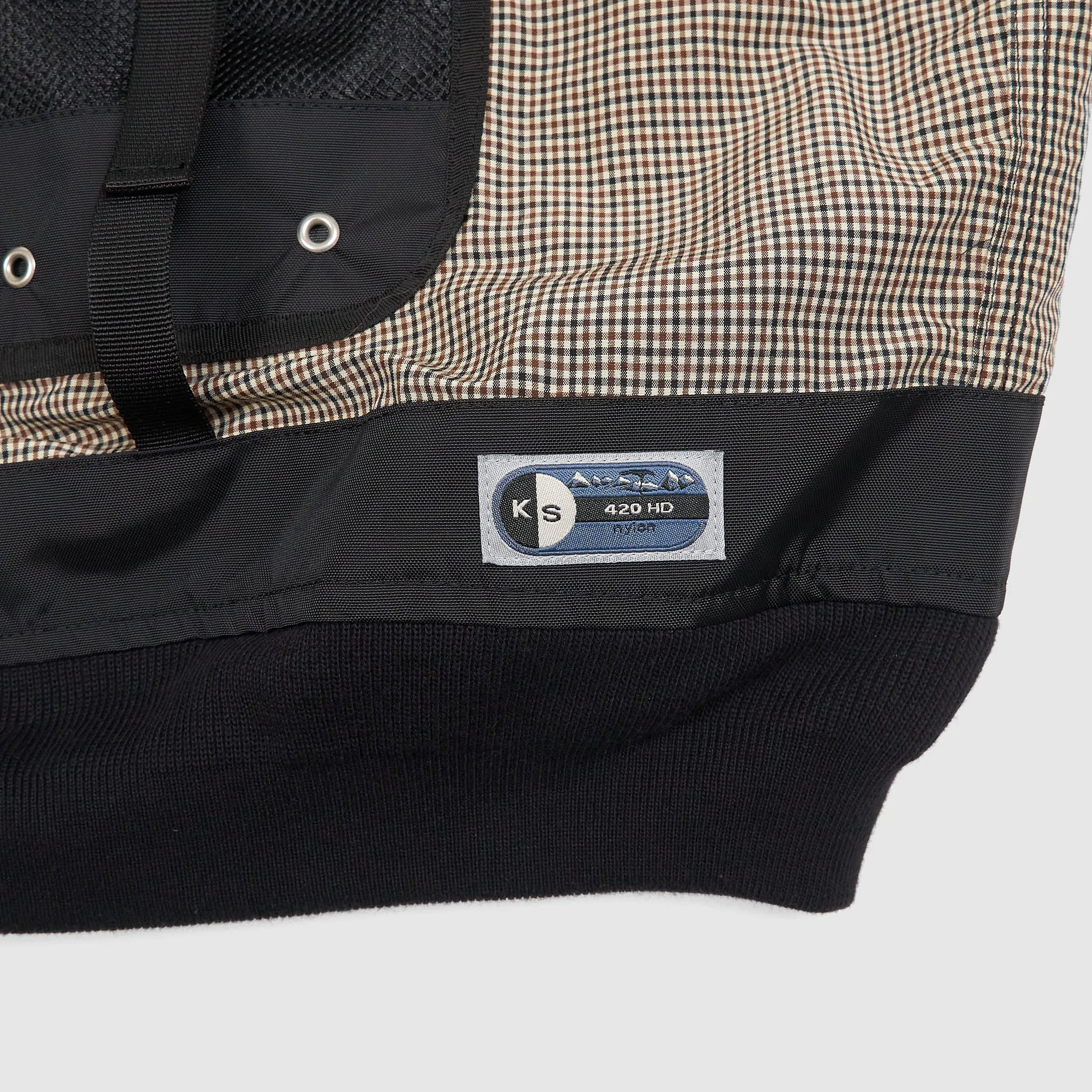 Junya Watanabe Man Reversible Backpack Tech Check Bomber Jacket