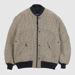 Junya Watanabe Man Reversible Backpack Tech Check Bomber Jacket