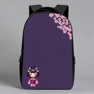 Kasumi Mist Kokeshi Laptop Backpack