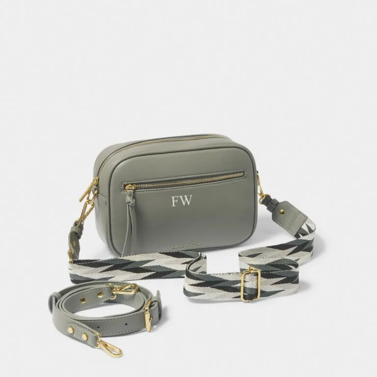 Katie Loxton Hallie Crossbody Bag in Graphite Green