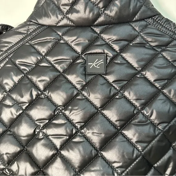Kenneth Cole Black Quilted Motorcycle Biker Jacket NWOT Size XS