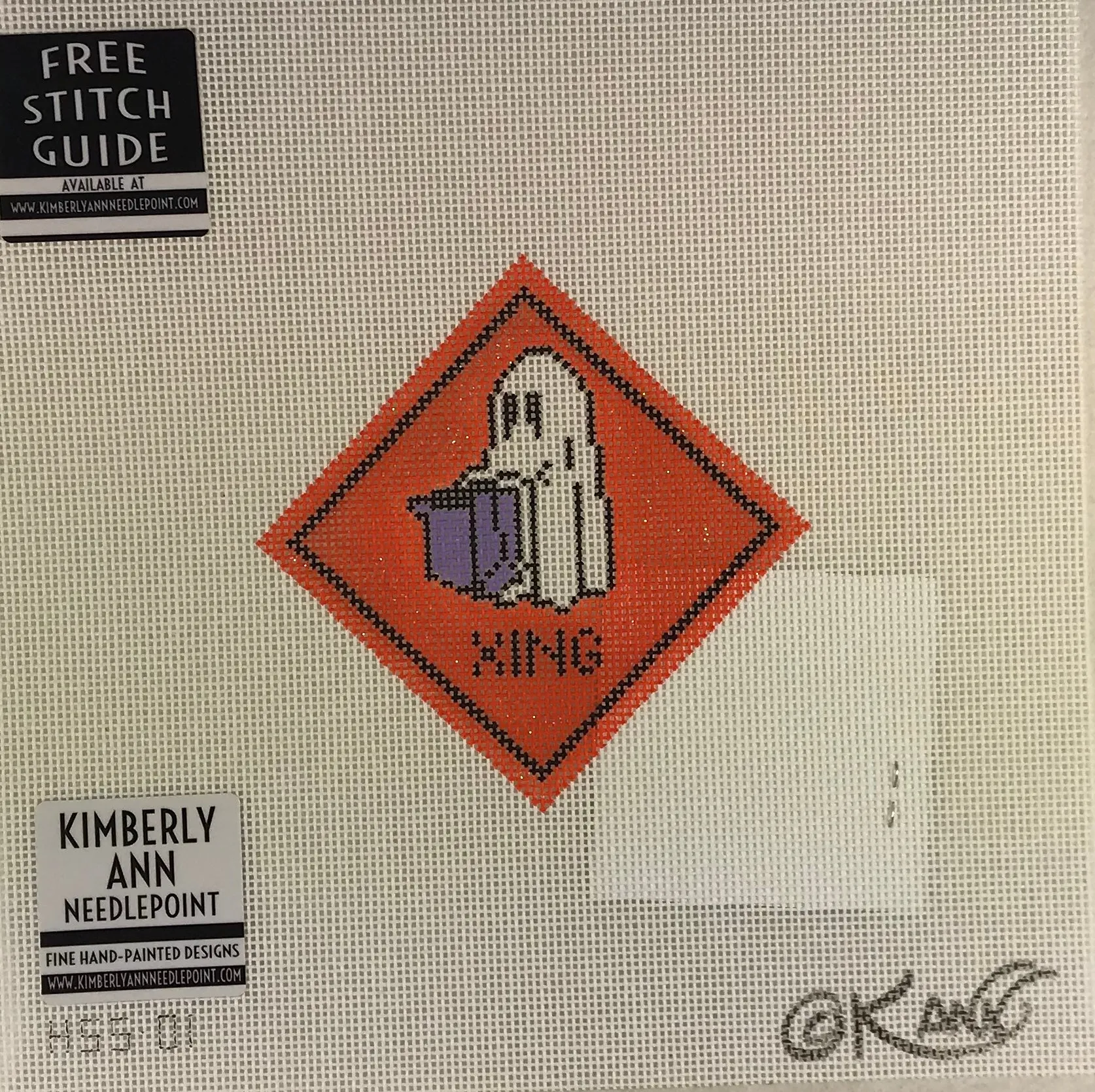 Kimberly Ann Needlepoint HSS 01 Trick of Treater Xing