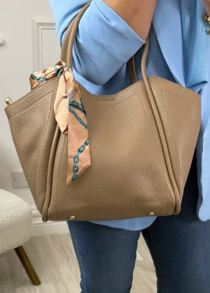 Kirby Beige Tote Bag