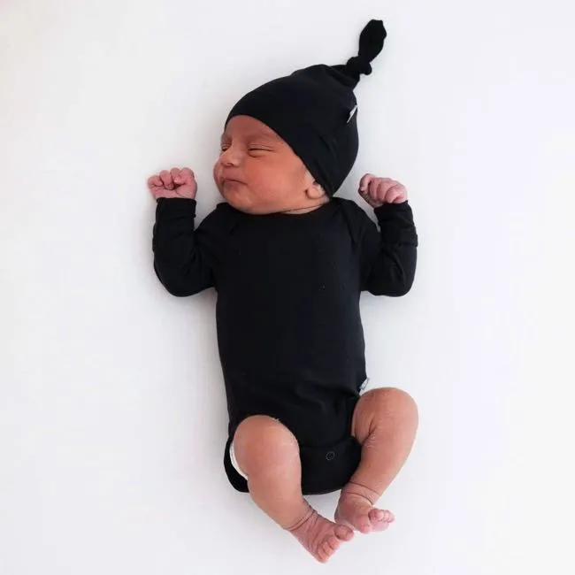 Kyte Baby Long Sleeve Bodysuit in Midnight