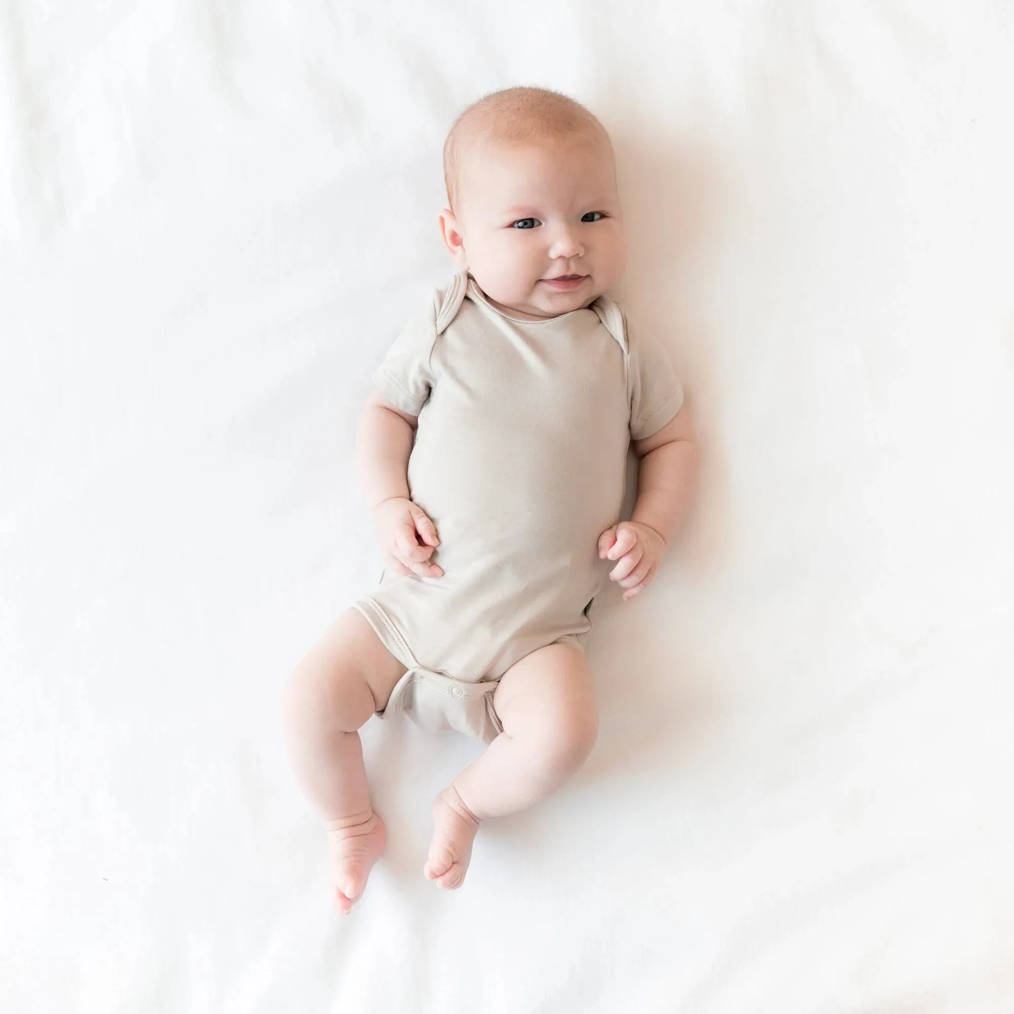 Kyte Baby - Short Sleeve Bodysuit - Oat