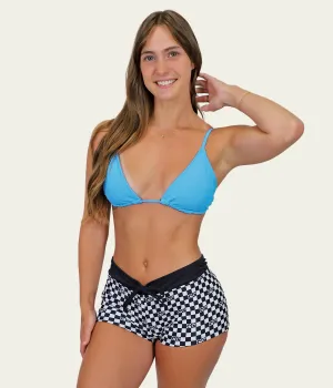Ladies Checker Swim Short