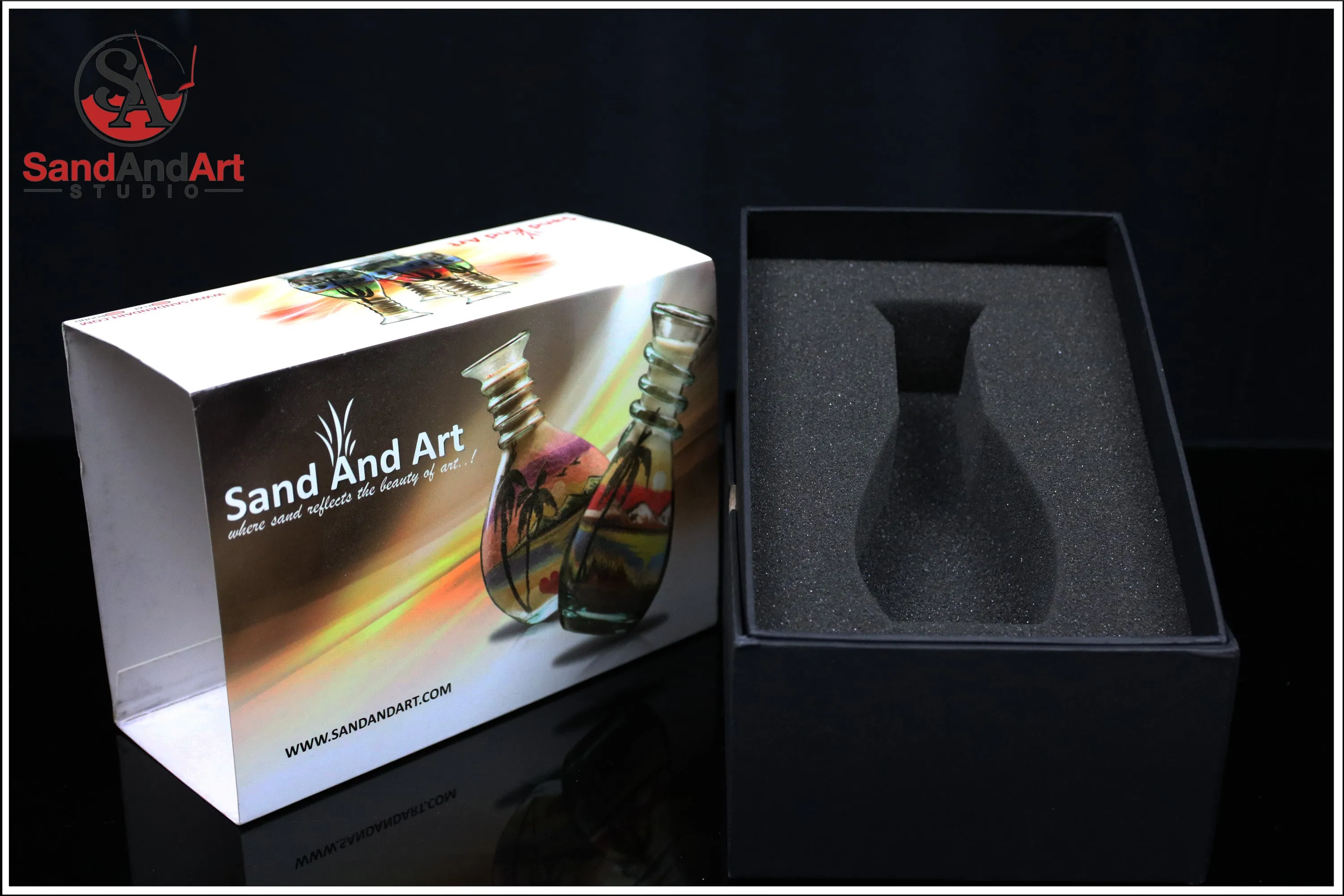 Lake1  : Sand Art | Sand Bottle | Sand Portrait | Custom Gift | pre-designed